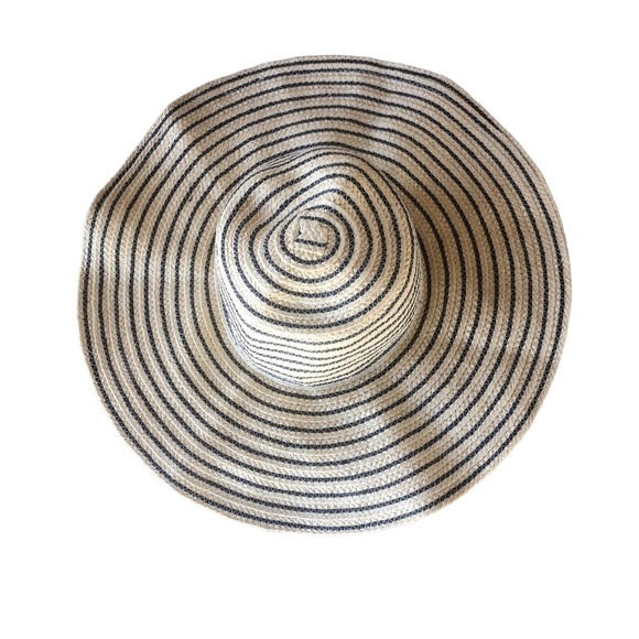 done floppy paper woven Sun hat 70s vibe Festival Boho coastal main image 11